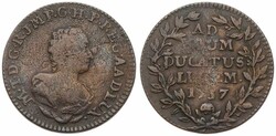 Luxembourg, Grand Duchy, Maria Theresia, 2 Liards Copper 1757, Bust ...