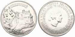 Luxembourg, Grand Duchy, Charlotte, 250 Francs Silver ND (1963), ...