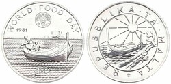 Malta, Republic, 2 Pounds Silver 1981, F.A.O. - World Food Day, KM 52 ...