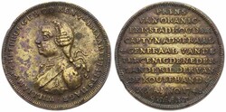 Netherlands United, Historical Medal in Bronze 1766, Inauguration of ...