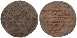 Netherlands, Maurits, Token in Copper 1591, Victory of Count Maurits, ...
