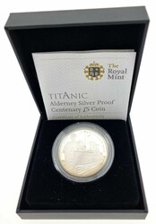 Alderney, British Dependency, Elizabeth II, 5 Pounds Silver 2012, ...