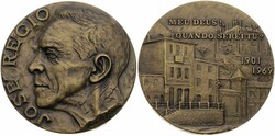 Portugal, Republic, Medal in Bronze 1969 by José de Moura, Head of ...