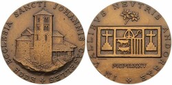 Andorra, Principality, Medal in Bronze 1975 by Teruggi, Ecce Ecclesia ...