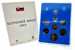 Slovakia, Republic, Official Annual Mint Set 1993 (7) in original ...