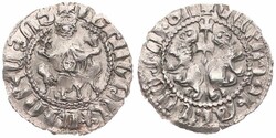 Armenia, Cilicia, Kingdom of Armenia, King Levon I, 1 Tram Silver ND ...