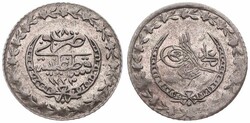 Turkey, Ottoman Empire, Mahmud II, 20 Para Silver AH1223/28, Toughra ...