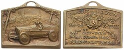 France, Republic, Token in Brass 1924, Circuit de Lyon, Souvenir du ...