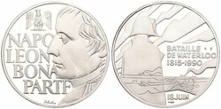 France, Republic, Medal in Silver 1990, Commemorating the Battle of ...