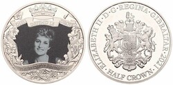 Gibraltar, British Colony, Elizabeth II, 1/2 Crown Copper-Nickel 2021 ...