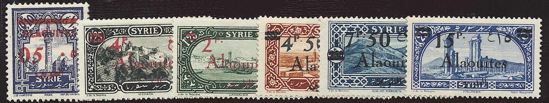 ALAOUITES - ** - N°41/46 - 6 valeurs - TB