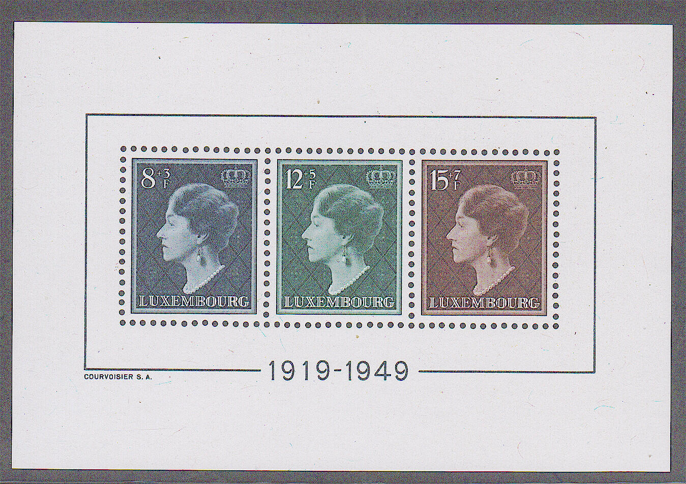 LUXEMBOURG - ** - BF - N°7 - Grande Duchesse - TB