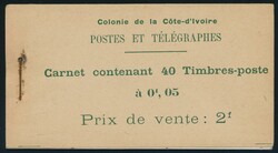 2435: Côte d’Ivoire - Stamp booklets