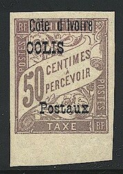 2435: Côte d’Ivoire - Parcel stamps