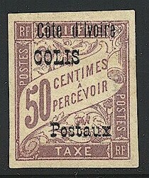 2435: Côte d’Ivoire - Parcel stamps