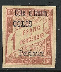 2435: Côte d’Ivoire - Parcel stamps
