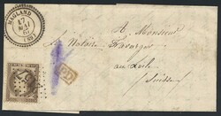 CLASSIQUE SUR LETTRE - LAC - N°30 - Obl. GC2 157 + Càd perlé de ...