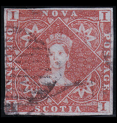 NLLE ECOSSE - O - N°1 - 1p brun rouge - TB