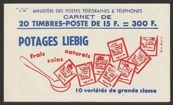 CARNETS ANCIENS - ** - N°886 C12 - S.14 - Couv. Liebig daté ...