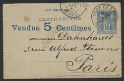 2565: France - Postal stationery
