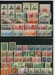 China Volksrepublik - 1949/65, Collection auf 12 Steckkarten ohne ...