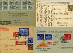 1946/48 - Gemeinschaftsausgaben/SBZ, Partie von 22 Bedarfs- und ...