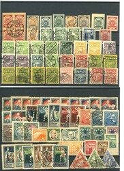Lettland - 1918/40 - meist gestempelte Dubletten-Sammlung der Freim ...