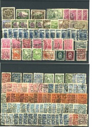Lettland - 1918/40 - meist gestempelte Dubletten-Sammlung der Freim ...