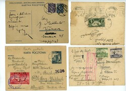 Polen - 1931/46, kleine Partie von 27 Briefen und Postkarten mit div. ...
