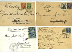 Polen - 1931/46, kleine Partie von 27 Briefen und Postkarten mit div. ...