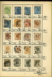 Schweden - 1867/96, gestempelte Collection von der Freim.-Ausg. im ...