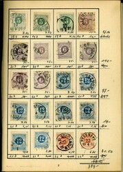 Schweden - 1867/96, gestempelte Collection von der Freim.-Ausg. im ...