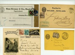 Schweiz - 1859/1965, Collection von ca. 61 Belegen, meist vor 1930, ...