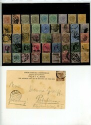 1868/1936 - Straits Settlements, Collection von 46 meist gesempelten ...