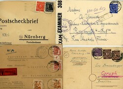 1946/48 - Gemeinschaftsausgaben, Konvolut von 45 Bedarfs- und ...