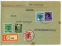 Köpfe I - 60 Pfg. in MiF mit SBZ-Aufdruck 6, 20 und 30 Pfg. Arbeiter ...