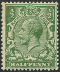 ½d SG 351 VARIETY, ‘WHITE SPOT OVER ‘P’ OF ‘POSTAGE’ MINT, ...