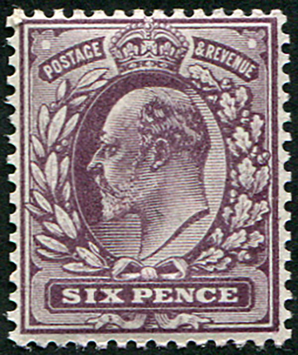 6d SG 246 Variety, ‘DEEP SLATE-PURPLE’ U/M, superb fresh and fab ...