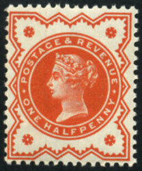 ½d  SG 197 VARIETY ‘VERY DEEP-VERMILION’ U/M, super fresh of ...