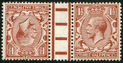 1½d SG 420a ‘TETE-BECHE’ PAIR (WITH GUTTER) MINT, fine fresh M/M ...