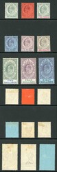 Gibraltar SG46/54 Set to 8/- (no pound) Wmk Crown CA M/M Cat 682.50 ...