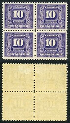 Canada SGD13 10c Block of Four 2 x U/M (MNH) Unitrade Cat 1280++  The ...