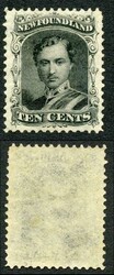 Newfoundland SG27 10c Thin Yellowish Paper U/M (MNH) Unitrade Cat ...