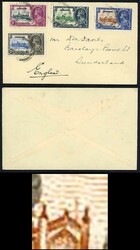 Gibraltar SG115c/17b Jubilee 3d Lightning Conductor 1/- Short Extra ...