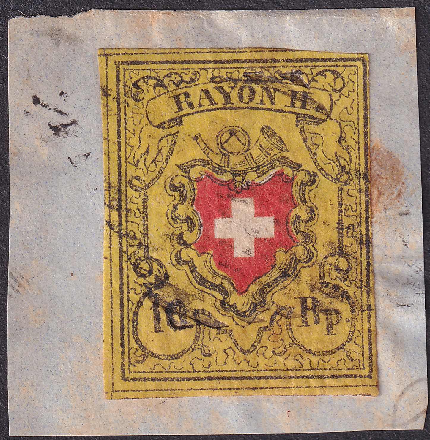 T.10 A3-LU vollrandiges Stück mit frischer Farbe, starker ...