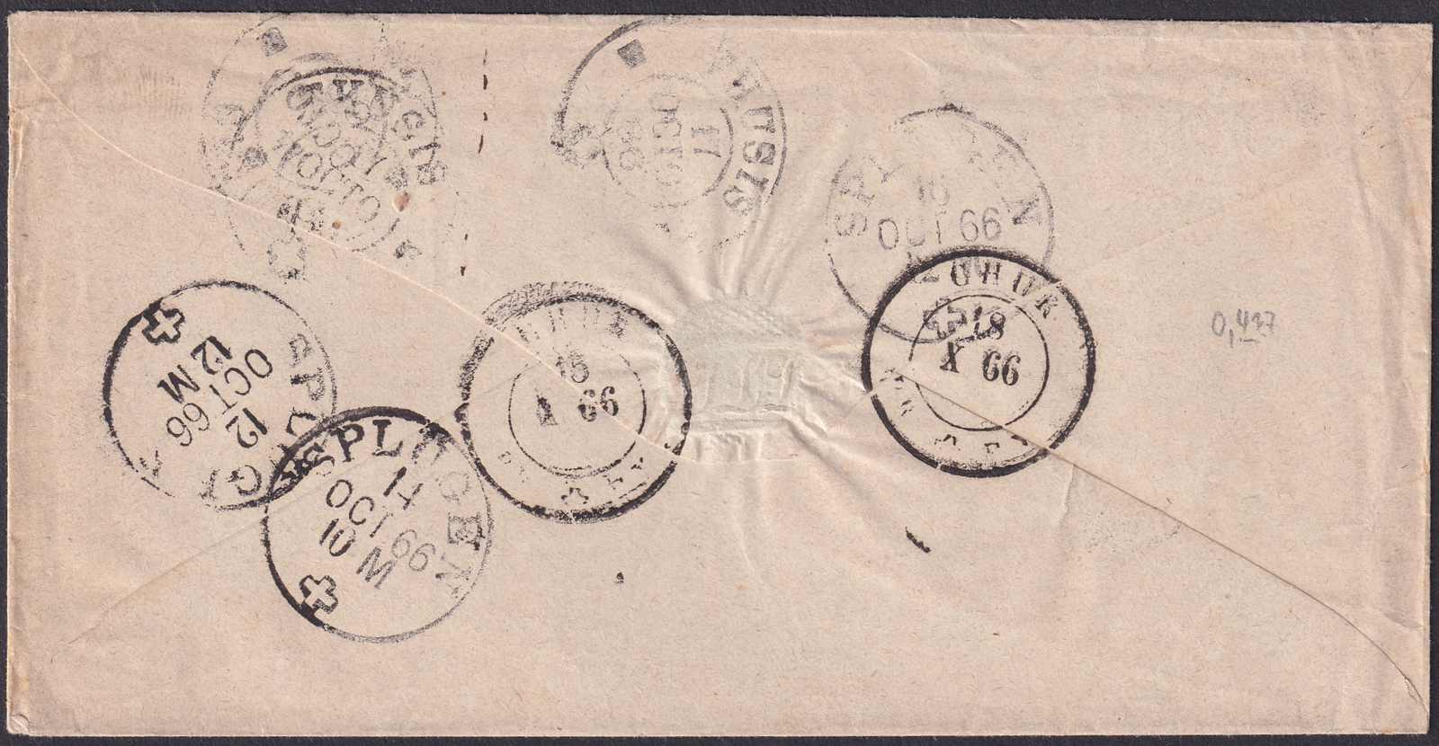 Graubünden, KAZIS über SPLÜGEN GR 1866 nach "Nufenen", attraktiver ...