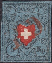 5655095: Rayon I dark blue with Kreuzeinfassung