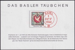 5650: Switzerland Canton Basel - Offical reprints