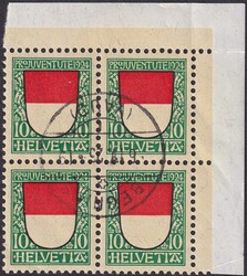 5656: Switzerland Pro Juventute - Sheet margins / corners