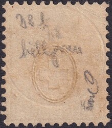 RICKENBACH LU, Nr.28 mit zentrischem Zwergstempel 10.SEPT, wenig ...